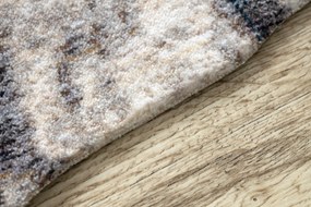 Moderný koberec TINE 75417A, nepravidelný tvar, Skala, krémovo/ sivý