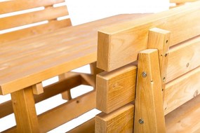 DEOKORK Masívne drevené záhradne kreslo TEA 01 hrúbka 38 mm