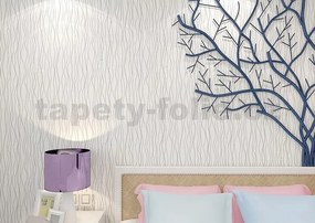 Samolepiace tapety 45 cm x 10 m IMPOL TRADE 9032 strieborné vlnovky Samolepiace tapety