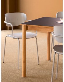 Jedálenský stôl z dubového dreva 107x190 cm Oblique – Hübsch