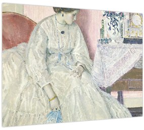 Sklenený obraz - Frederick Carl Frieseke, Memories, reprodukcia (70x50 cm)