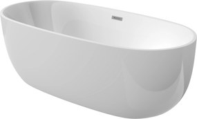 Deante Voľne stojaca vaňa Alpinia 160x75 cm akrylát - KDU 016W