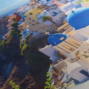 Obraz - Santorini, Grécko (150x105 cm)