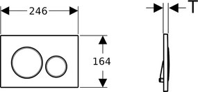 Závesné WC + WC sedátko CITY OVAL + tlačidlo SIGMA + podomietkový modul + podložka