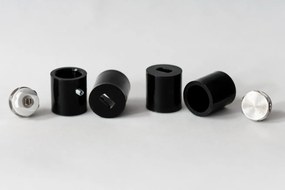 Regnis Elba, vykurovacie teleso 300x500mm so stredovým pripojením 50mm, 250W, čierna matná, ELBA50/30/D5/BLACK