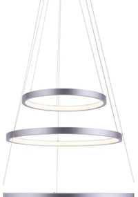 LED Stmievateľný luster na lanku CIRCLE 1xLED/15W/230V + LED/20W + LED/25W