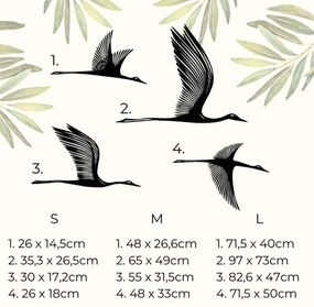 Drevený obraz na stenu – Let vtákov | SENTOP HDF0525