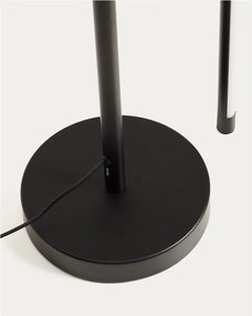 Čierna LED stojacia lampa (výška 120 cm) Bow – Kave Home