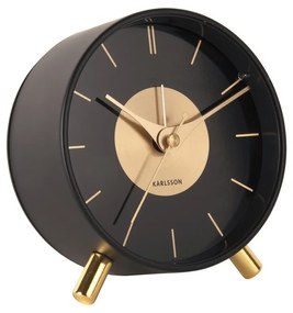 Karlsson 5919BK dizajnový budík 12 cm