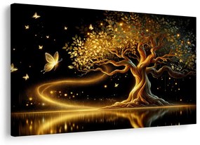Obraz strom života zlatá mágia