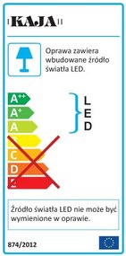 KEJO Nástenné flexibilné LED osvetlenie SET, 10+1W, štvorcový, čierny
