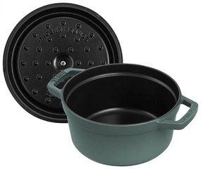 Staub Cocotte hrniec okrúhly 20 cm/2,2 l eukalyptus, 11020121