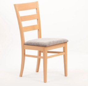 Stima Stolička VIOLA s čalúneným sedákom Vyberte odtieň ->: Borneo, Vyberte látku ->: GENEZA soft 4