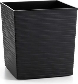 Kvetináč FLORE RIFLO 24,7x25,6 cm čierny