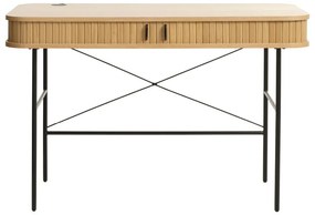 Pracovný stôl v dekore duba 60x120 cm Nola – Unique Furniture