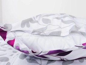 XPOSE® Bavlnené obliečky IVANKA na dve postele - fialové