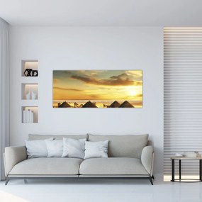 Obraz - Chatrče na púšti (120x50 cm)
