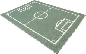 Koberec Lima 6333B zelený / krémový, ihrisko