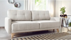 Béžová rozkladacia pohovka Bobochic Paris Balio Enjoy