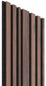 Acoustic Line Akustický obkladový panel, lamelové drevo, 2 650 × 300 × 18 mm, orech