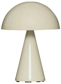 Krémová LED stmievateľná stolová lampa (výška 20 cm) Mush – Hübsch