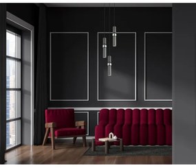 ITALUX PND-14290-3-GR - Luster na lanku ISIDORA 3xGU10/25W/230V antracit/chróm