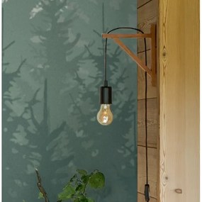 Atmosphera - Nástenné svietidlo WILD 1xE27/25W/230V borovica