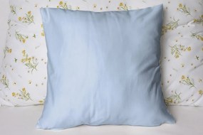 Polášek Jednofarebná obliečka na vankúš Jersey - Modrá | 40 x 40 cm