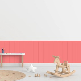 60x100cm Obdĺžnik - Ružová farba - textilná nálepka na stenu Farba: Tmavá, Veľkosť: 60 cm