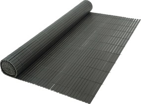 Umelá PVC rákosová rohož/zástena BestBerg BBGD-13G / 1 × 3 m / sivá