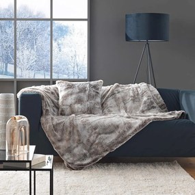 Dekoračný vankúš z umelej kožušiny 45x45 cm Antartic – douceur d'intérieur