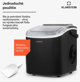 Klarstein Caldwell, výrobník ľadu, 12 kg/24 h, nádrž 1,3 l
