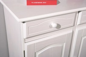 Komoda In-Lovi, bielená borovica