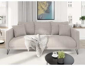 Svetlohnedá ženilková pohovka 200 cm Freya – Ropez