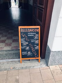 Toptabule.sk  SET - áčkový stojan + 4 tabule + príslušenstvo