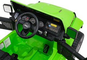 Ramiz Jeep Wrangler Rubicon LIFT elektrické autíčko pre deti zelené