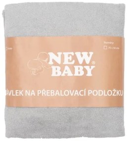 NEW BABY Návlek na prebaľovaciu podložku New Baby 50x70 sivý
