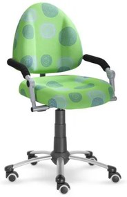 Rastúca detská stolička na kolieskach Mayer FREAKY – s podrúčkami Aquaclean zelená 2436 08 30 463