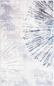 Koberec Roma – sivý s abstraktným vzorom, obdĺžnikový tvar Rozmer: 120x160 cm