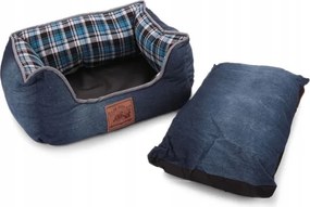 Pelech pre psa / mačku M - Fancy gaučík - Navy blue