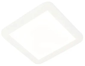 Stropné svietidlo biele 22,5 cm vrátane LED 3-stupňové stmievateľné IP44 - Steve