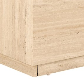 Actona Set konferenčných stolíkov Dice (2 ks) - béžový mramor
