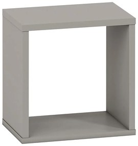 Polička 18W19W DROP sivá platina