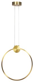 Toolight Toolight, LED stropné svietidlo 40cm 17W 4000K APP1397-CP, zlatá matná, OSW-00955