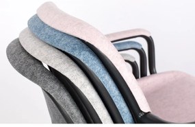 Svetloružové jedálenské stoličky v súprave 2 ks Thirsty – Zuiver