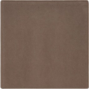 AladinWorld Expres, Kusový koberec Royal Lux 40 hnedý štvorec, 400x400, hnedá, obývacia izba