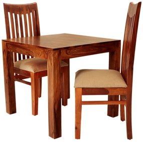 furniture-nabytek.cz - Jídelní set pro 2 osoby z dřeva palisandr