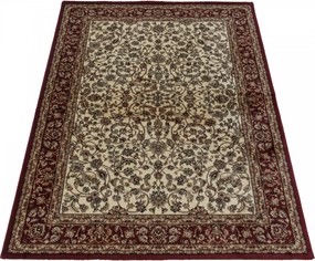 Ayyildiz, Kusový koberec Kashmir 2604 cream, 80x150, červená, chodba / predsieň