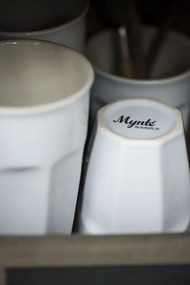 Ib Laursen Latte hrnček Mynte Pure White 250 ml