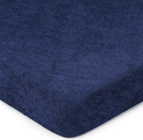 4Home Froté prestieradlo tmavomodrá, 90 x 200 cm